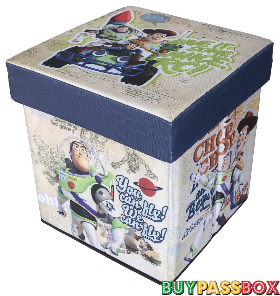 เก้าอี้กล่องเก็บของ 2in1 สตูล TOY STORY