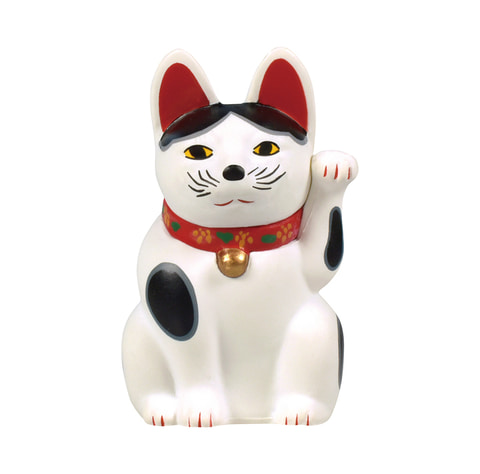 โมเดลแมวกวักนำโชค Maneki Neko Miniature Collection ขนาดสูงประมาณ 5 ซม. ของแท้จาก Manekineko Museum มี 5 แบบให้เลือก