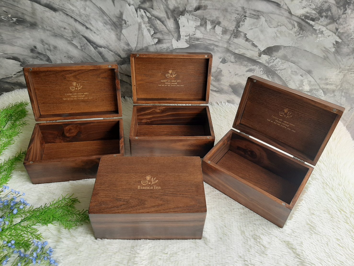 กล่องไม้ใส่ชา