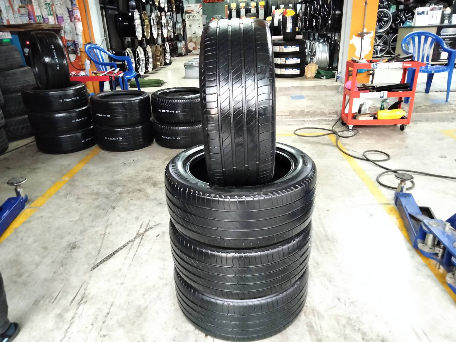 ยางมือสอง Michelin Primacy4 225/50R17 ยางปี18 4เส้น