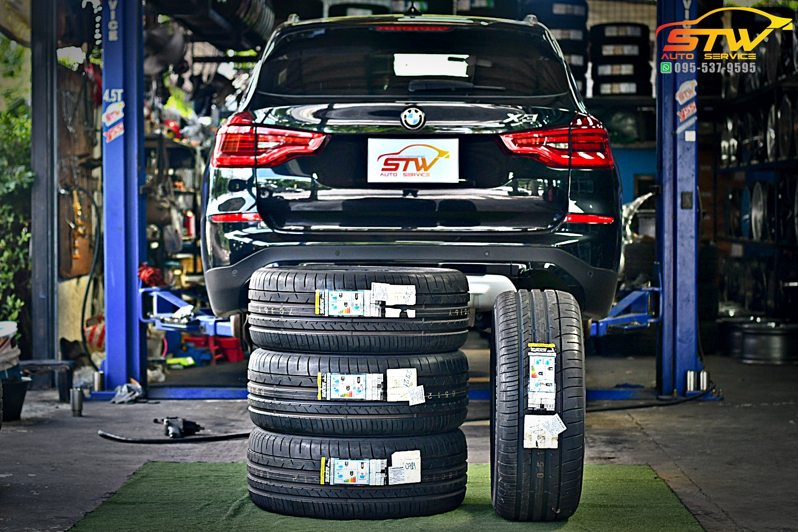 เปลี่ยนยาง BMW X3 DUNLOP SP Sport Maxx 050+ 255/50R19 107Y
