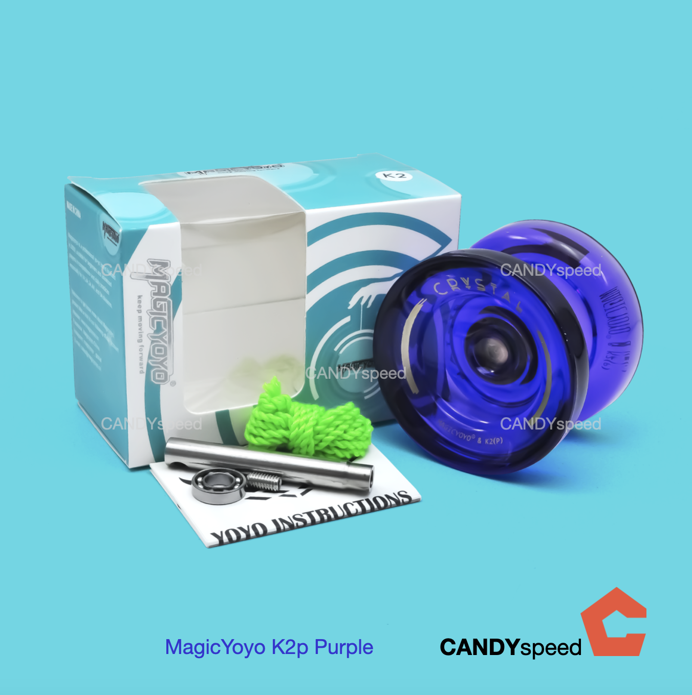 Yoyo โยโย่ MagicYoyo K2 | Magic Yoyo K2(p) CRYSTAL | by CANDYspeed