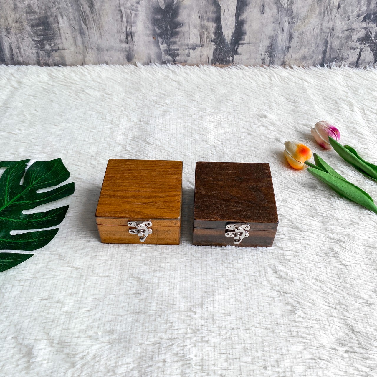 กล่องไม้ฝาล็อค ไซส์ S (Wooden lock box, S size)