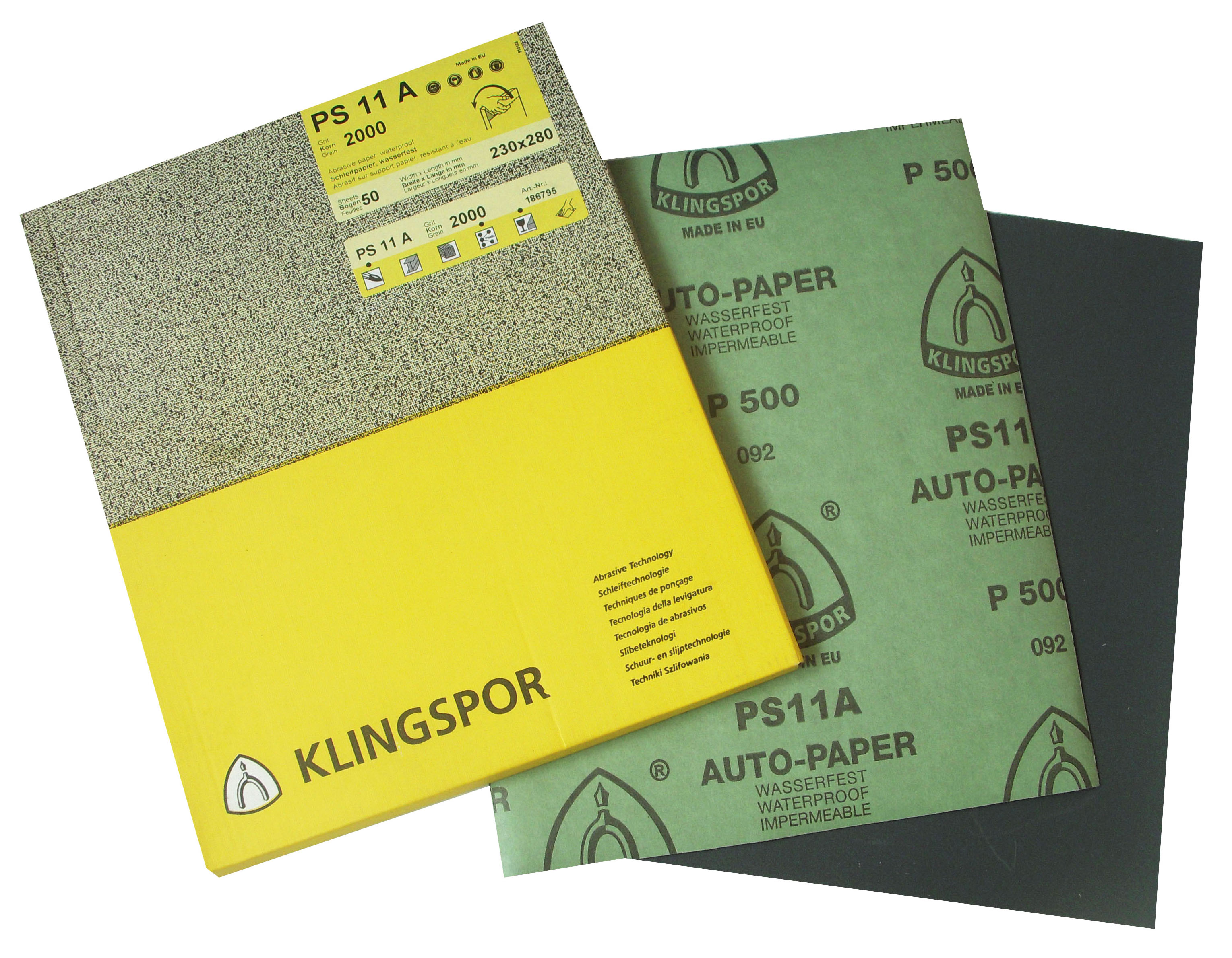 กระดาษทรายน้ำ Klingspor PS 11