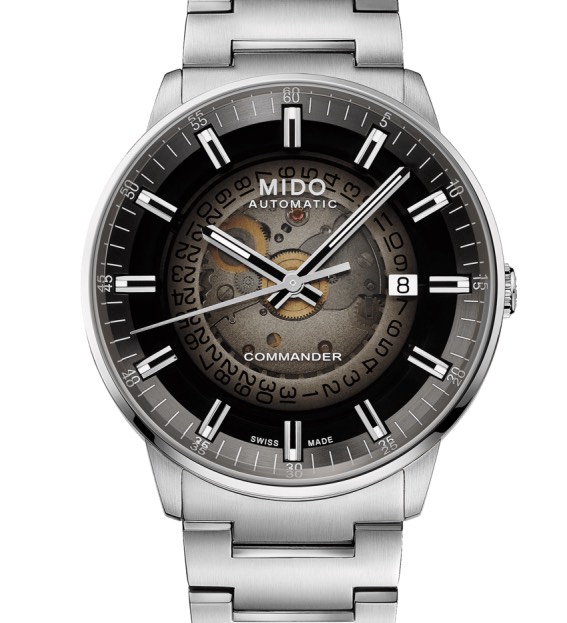 MIDO COMMANDER GRADIENT รุ่น M021.407.11.411.00 (ตัวเรือนและสาย สแตนเลส )