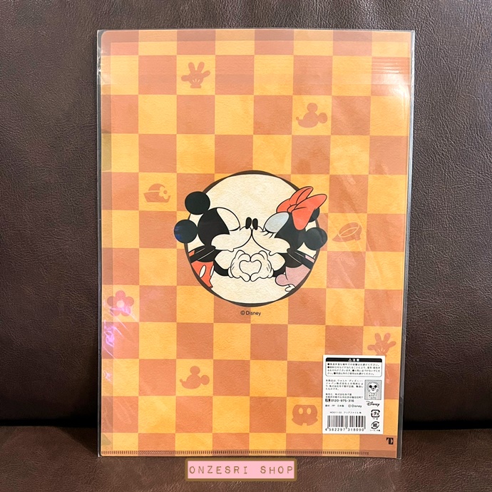 แฟ้ม A4 แบบ 1 ช่อง Disney - Japan's Four seasons (Japan Limited) ลาย Mickey & Minnie - Autumn