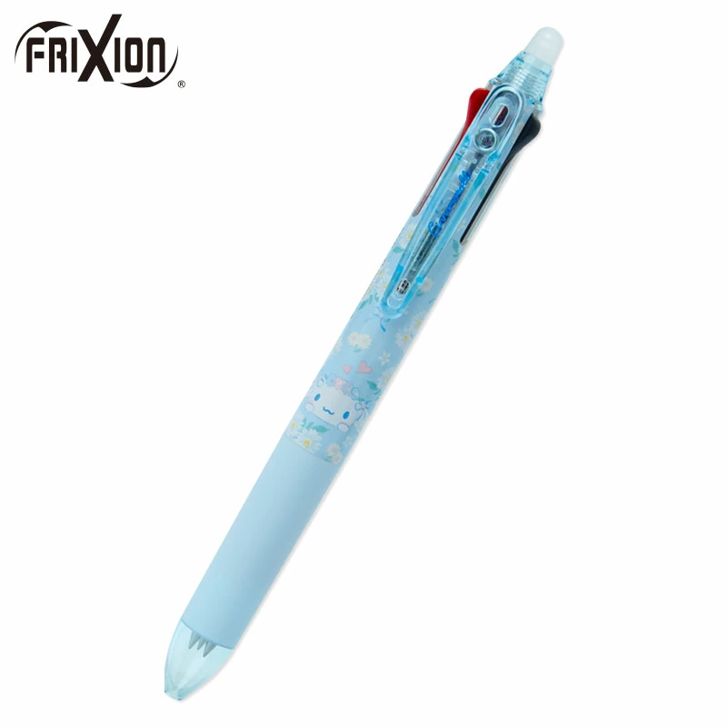 ปากกาลบได้ Pilot Frixion Slim 3C หัว 0.38 หมึกมี 3 สี น้ำเงิน แดง ดำ ในแท่งเดียวกัน ลาย Cinnamoroll Floral