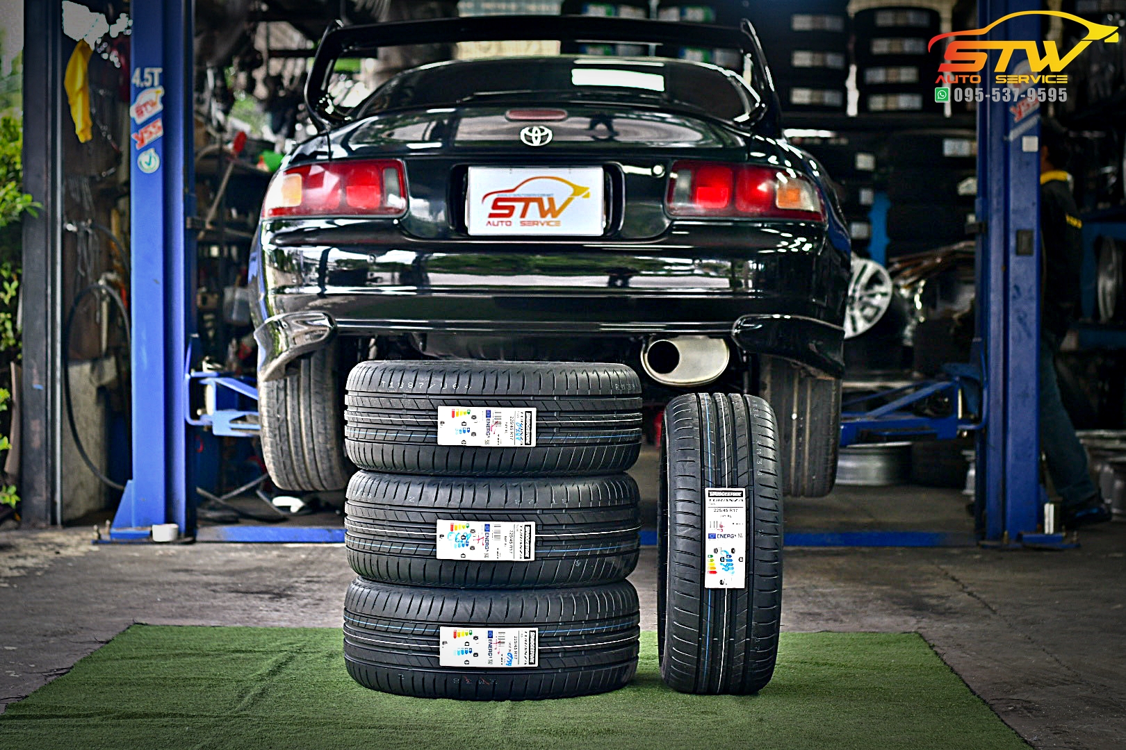 เปลี่ยนยาง TOYOTA Cariga BRIDGESTONE Turanza T005 225/45R17 94Y