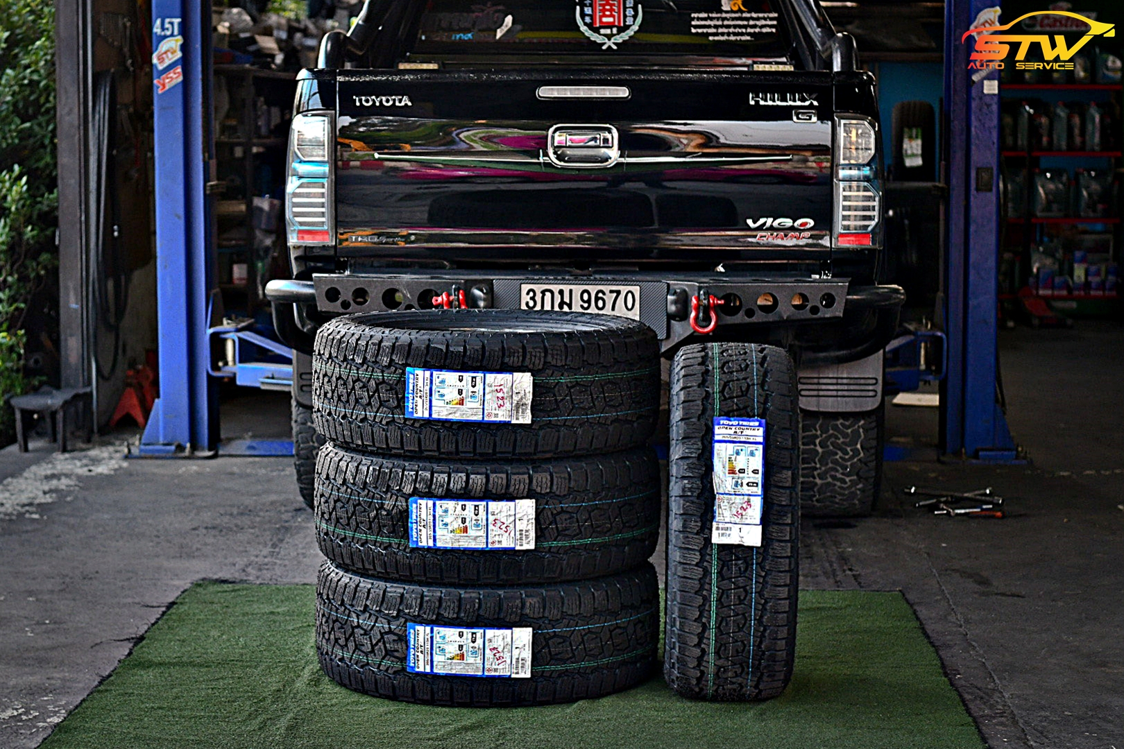 ยาง TOYO OPEN COUNTRY AT III (AT3) 265/55R20 113H ติดตั้งใส่ TOYOTA PRERUNNER