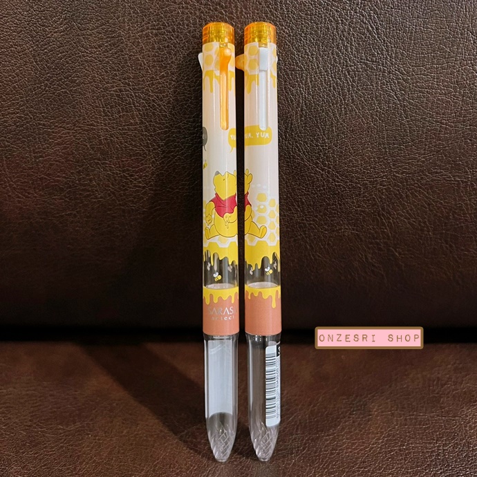 ปลอกปากกา Zebra Sarasa Prefill แบบ Limited ใส่ได้ 3 ไส้ จาก Disney ลาย Winnie the Pooh (ปลอกเปล่าไม่มีไส้)
