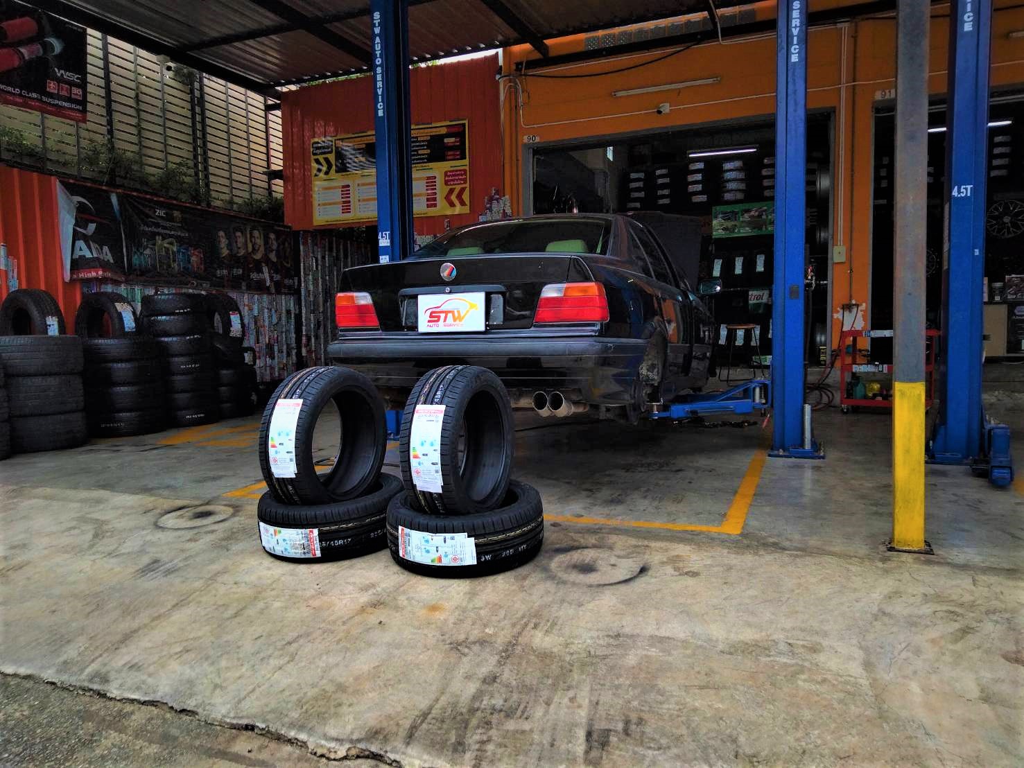 เปลี่ยนยาง BMW E36 KUMHO ECSTA PS31 225/45 ZR17 XL 94W
