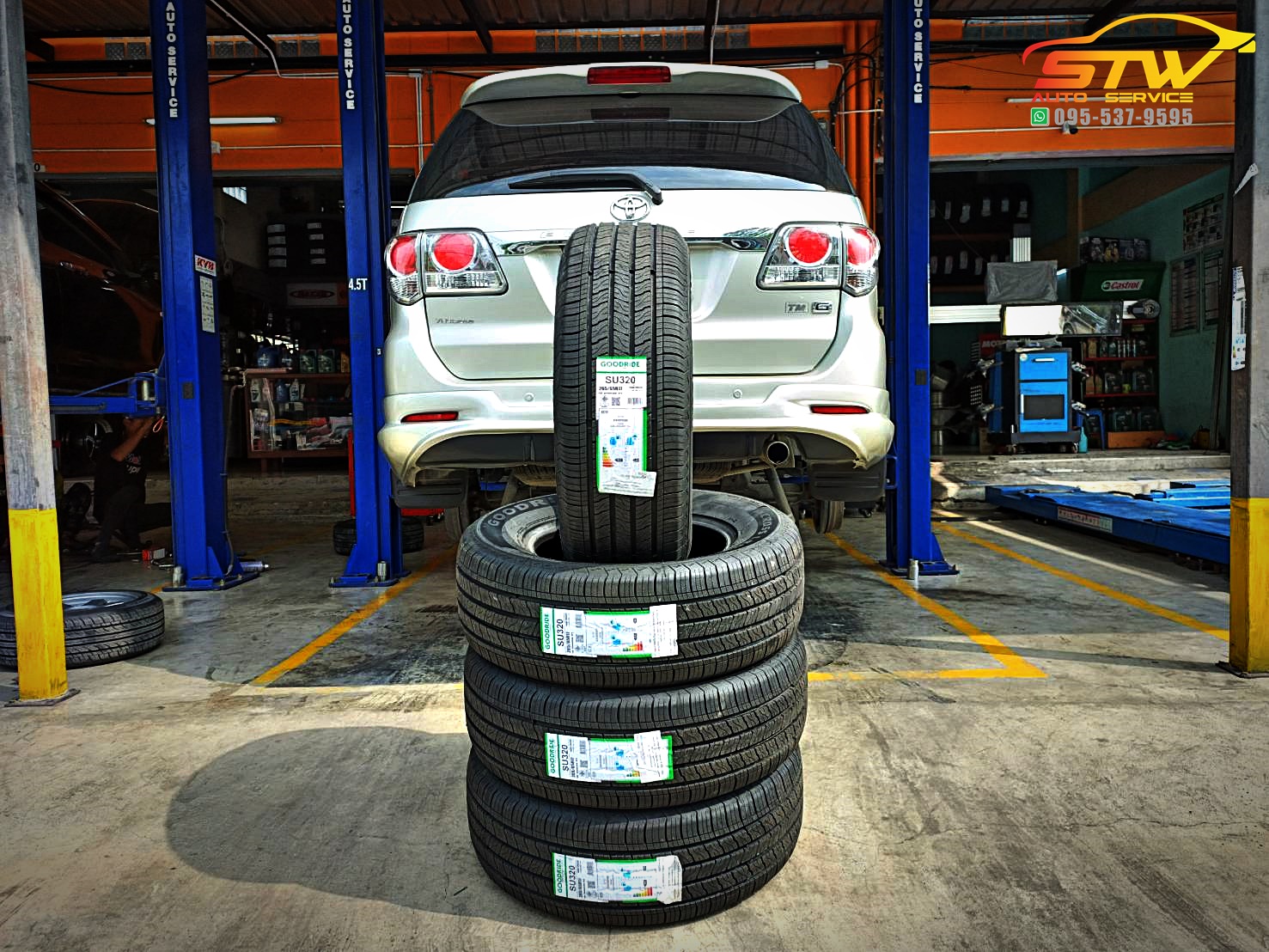 ยาง GOODRIDE SU320 265/65R17 112H ติดตั้งใส่ TOYOTA FORTUNER