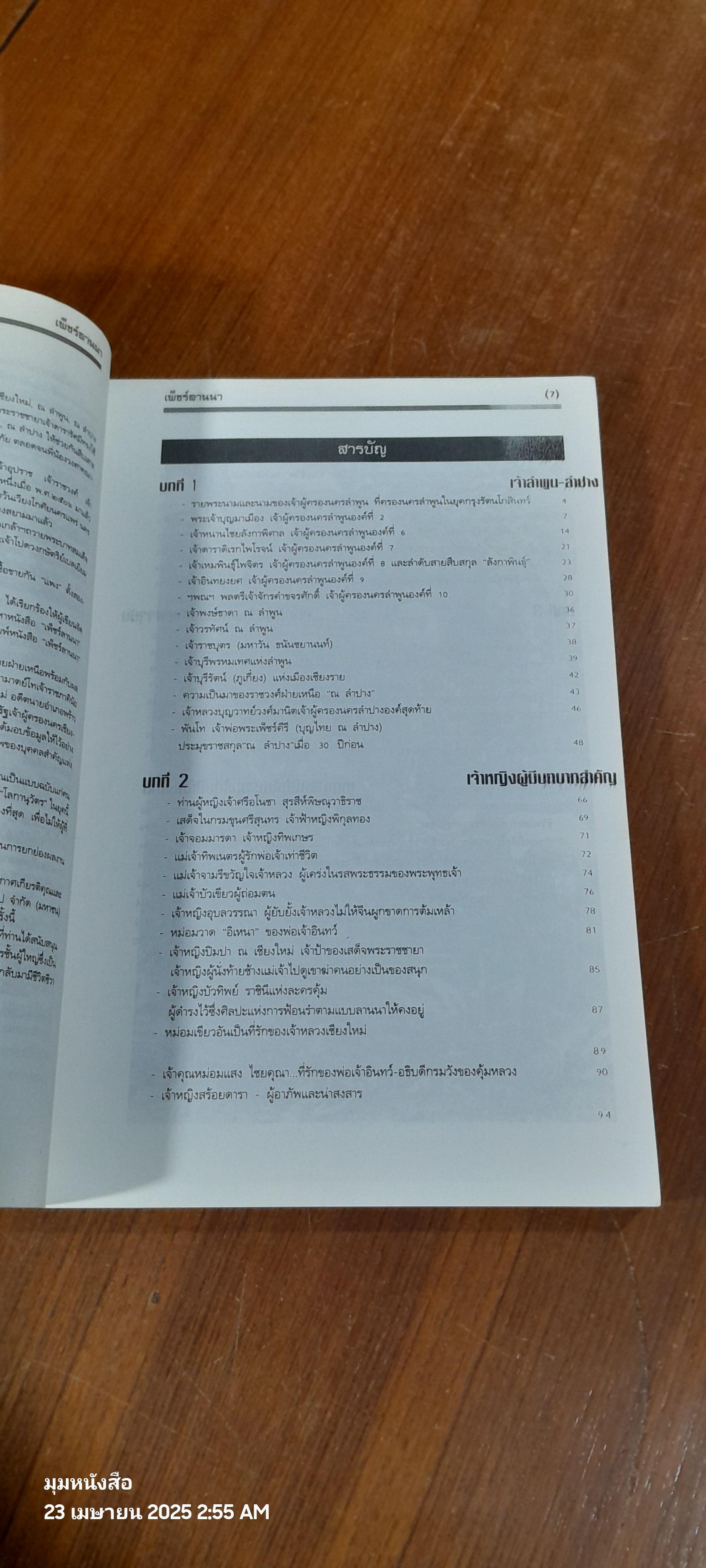 เพ็ชร์ลานนา ๑-๒ / ปราณี ศิริธร ณ พัทลุง (สภาพหนังสือมีตำหนิตามรูป)