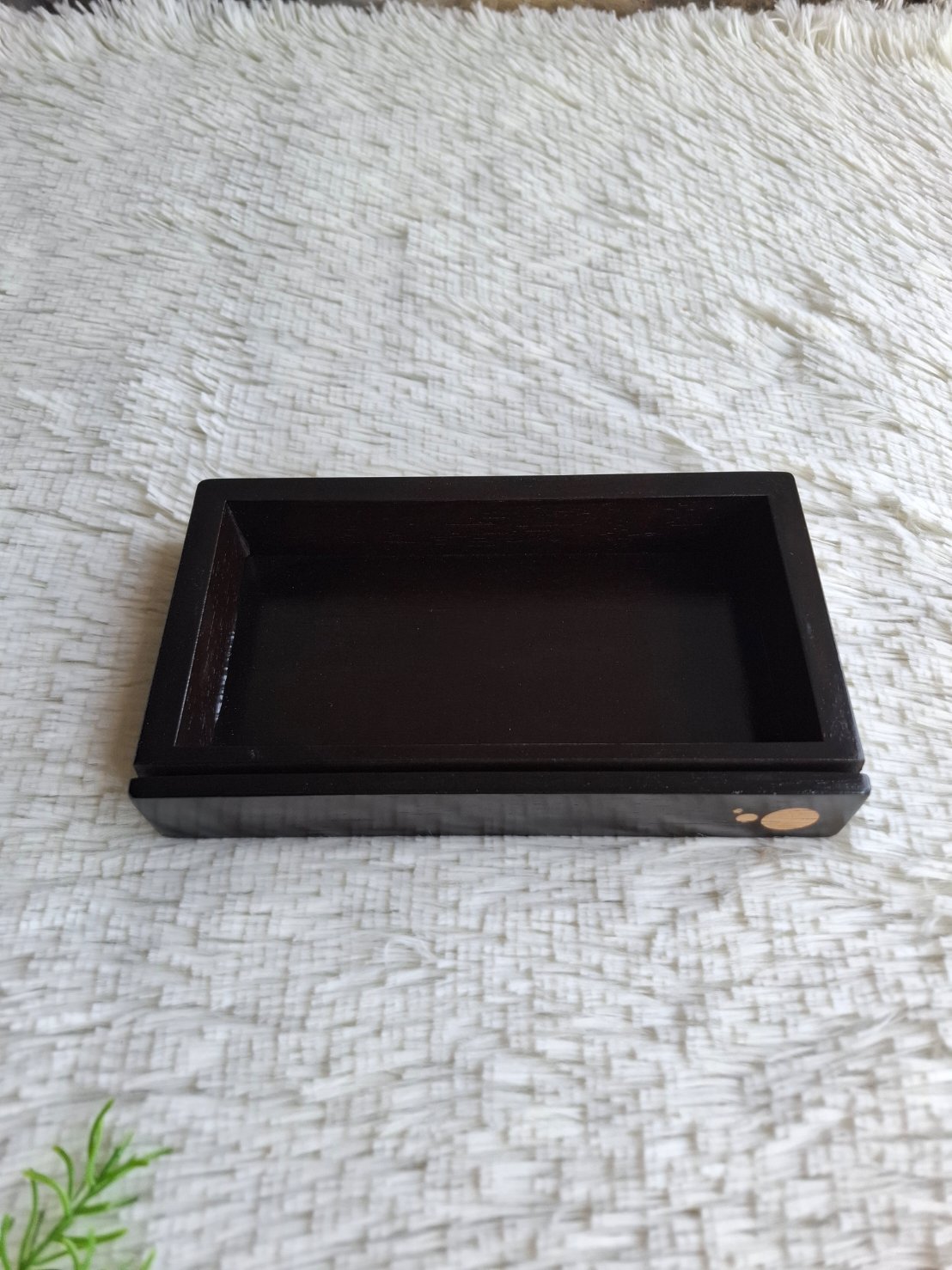 ถาดไม้ใส่นามบัตร