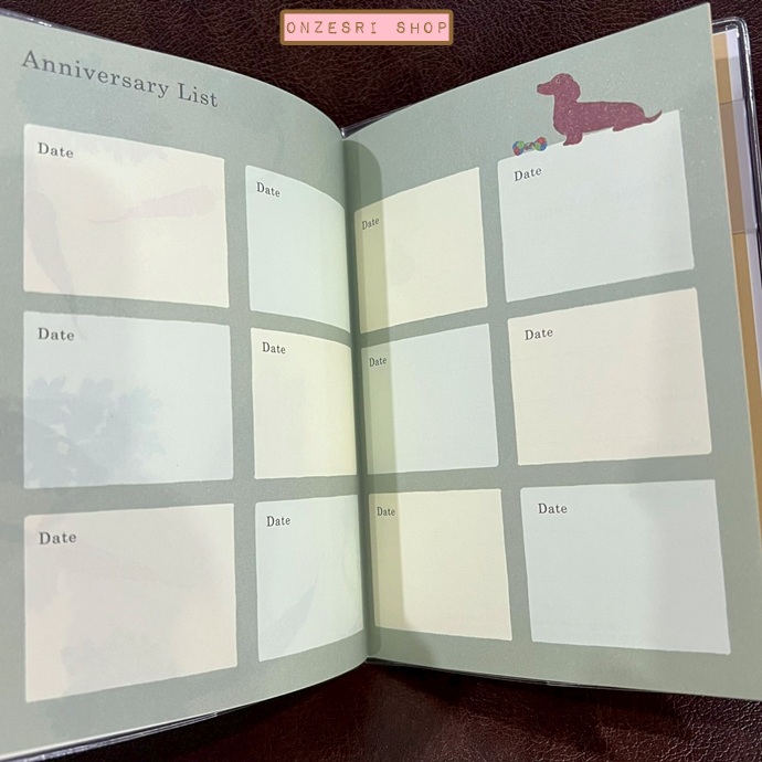 สมุด 2026 Schedule Book เล่มบาง A6 ลาย Yusuke Yonezu - Cat ขนาด 10.5 x 15.2 ซม. (48 หน้า) มีให้จดตั้งแต่เดือน 1/2026 - 12/2026 เป็นปฎิทินแบบ monthly