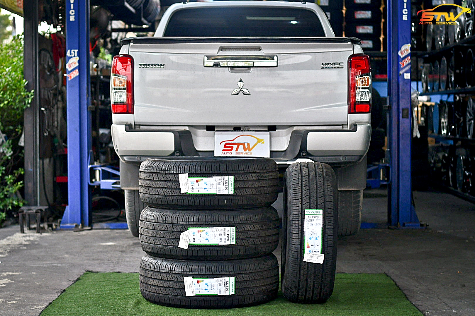ยาง GOODRIDE CROSS LEGEND SU320 265/60R18 114V ติดตั้งใส่ MITSUBISHI TRITON
