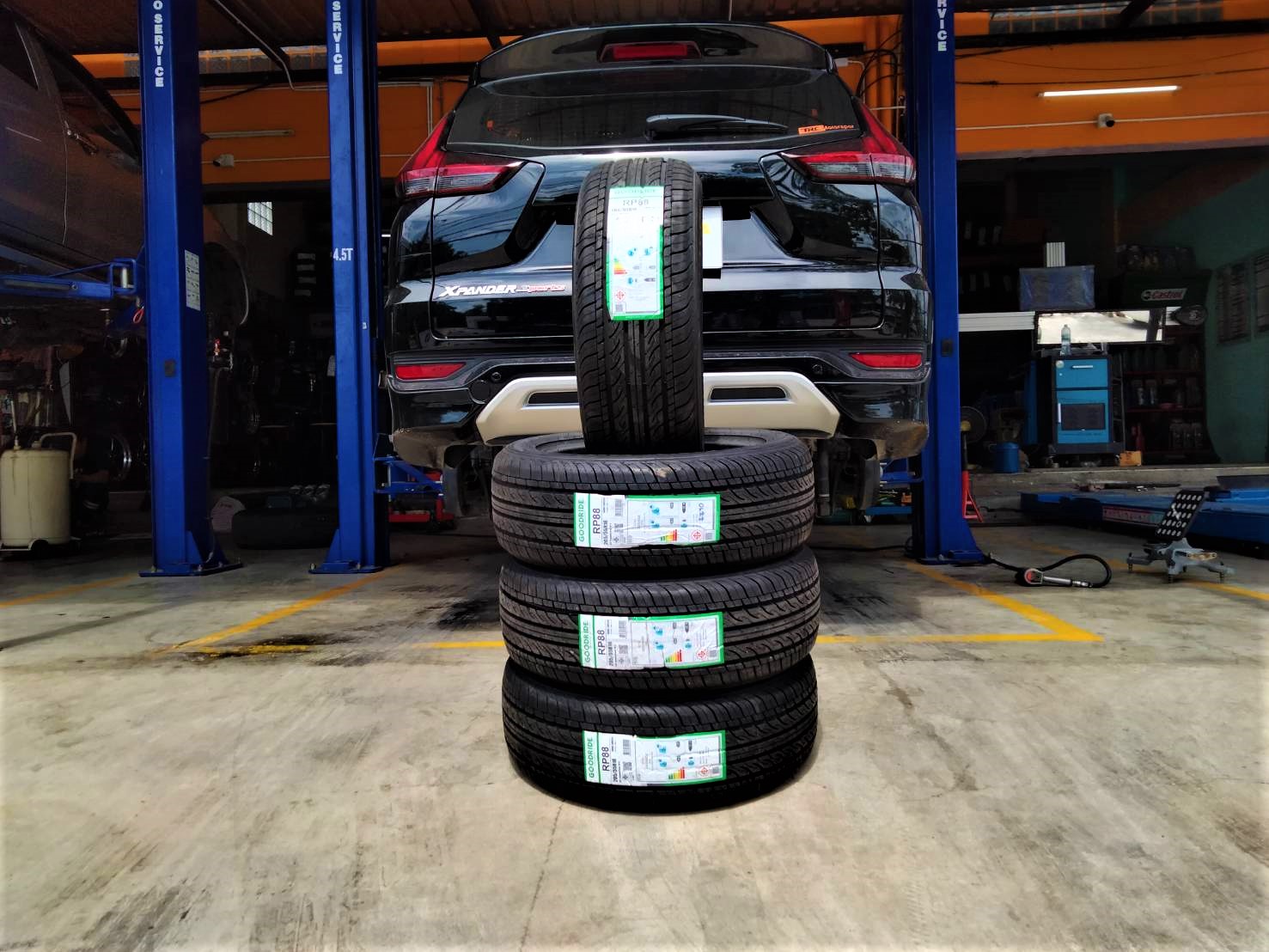 เปลี่ยนยาง MITSUBUSHI XPANDER GOODRIDE RP88 205/55R16 Y22