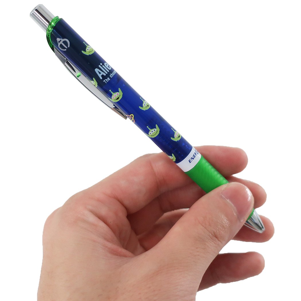 ดินสอกด Pentel Energel (Energize) ลาย Toy Story (Alien) สีน้ำเงิน-เขียว จากญี่ปุ่น
