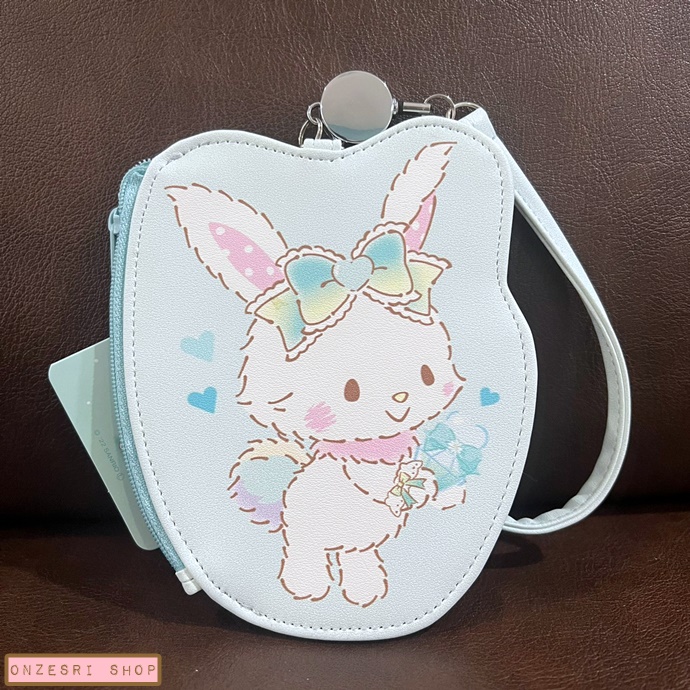 กระเป๋าใส่บัตร/ใส่เหรียญ Sanrio Fragrance is the Feeling of Love Pouch แบบ Wish me Mell มีสายคล้องมือ ขนาด 10.5 x 12 ซม.