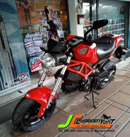GPX DEMON 125 จดทะเบียนกลางปี 59 รถเพิ่งออกมา 6 เดือนเท่านั้น เครื่องดีเดิมๆ เงียบๆเลย วิ่งมา9พันโลแท้ ขับขี่นิ่ม อัตราเร่งดี ชุดสีสวยแท้ทั้งคัน