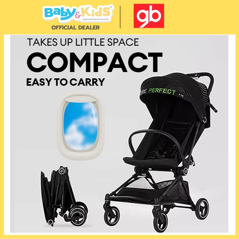 GB FYN Plus (ฟินพลัส) รถเข็นเด็ก - 4 ปี (รองรับน้ำหนักได้ 22 Kg.) Black