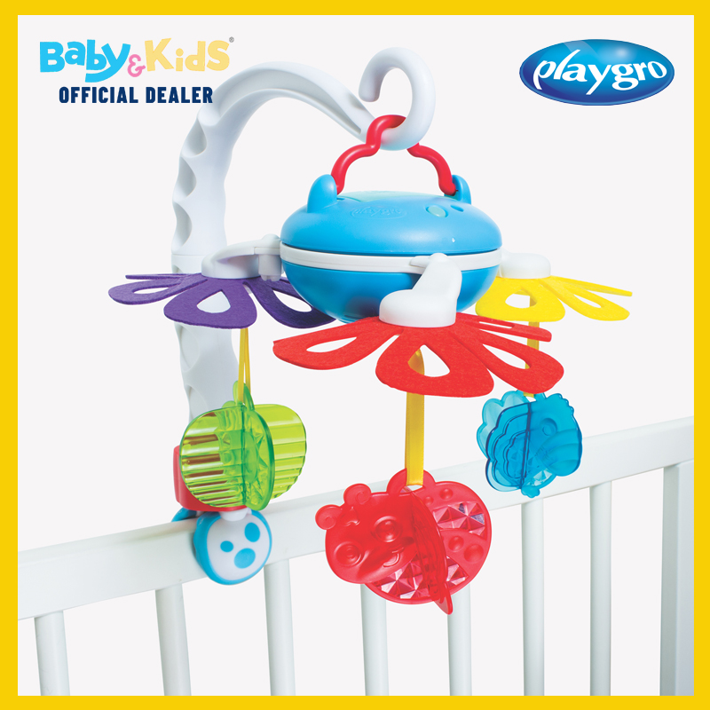 playgro musical garden travel mobile