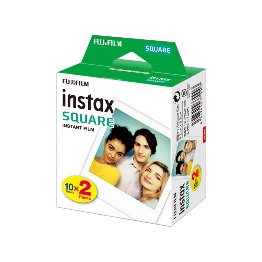 FUJIFILM INSTANT FILM SQUARE PACK คู่ 20 ใบ