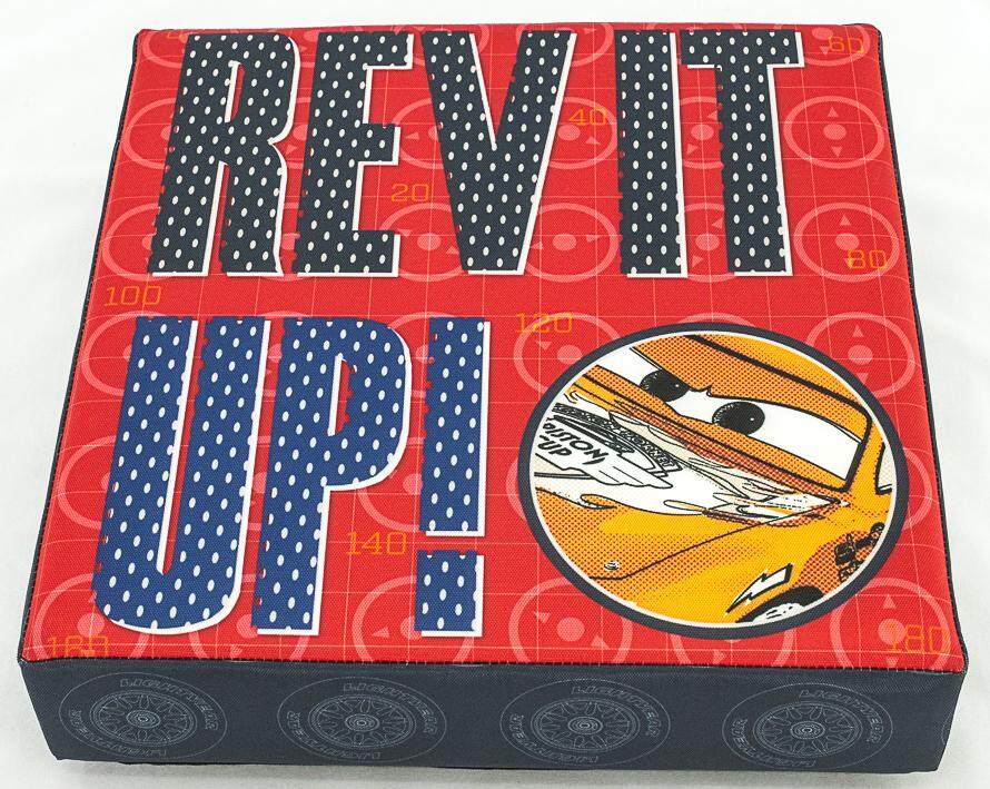 เก้าอี้กล่องเก็บของ 2in1 สตูล Cars