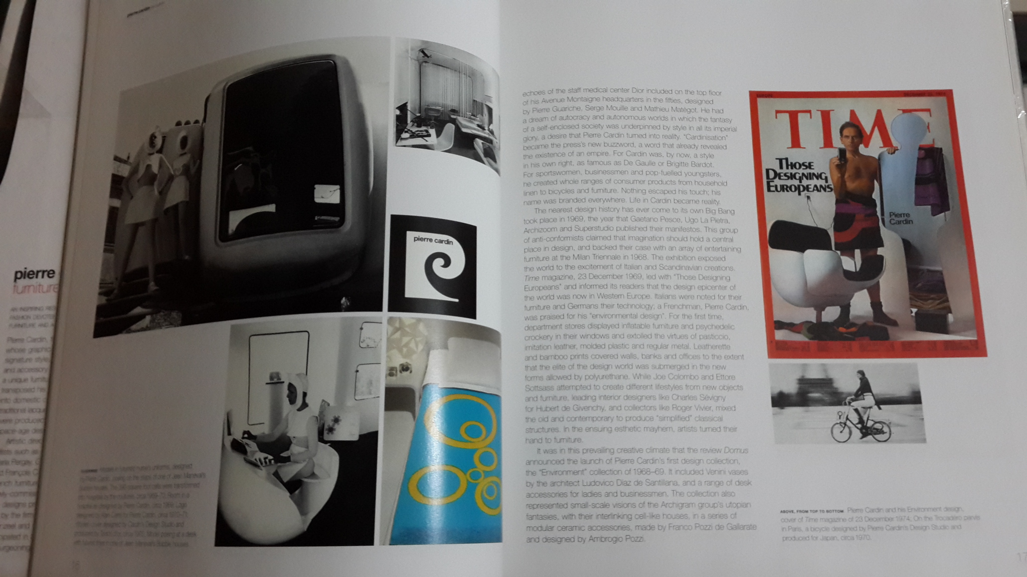 pierre cardin evolution furniture and design / Benjamin Loyaute (ปกแข็ง)