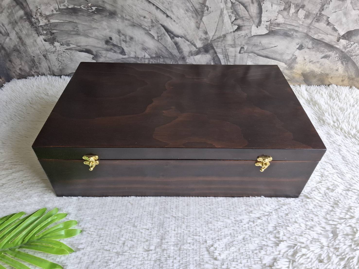 กล่องไม้แบ่งช่อง 10 ช่อง