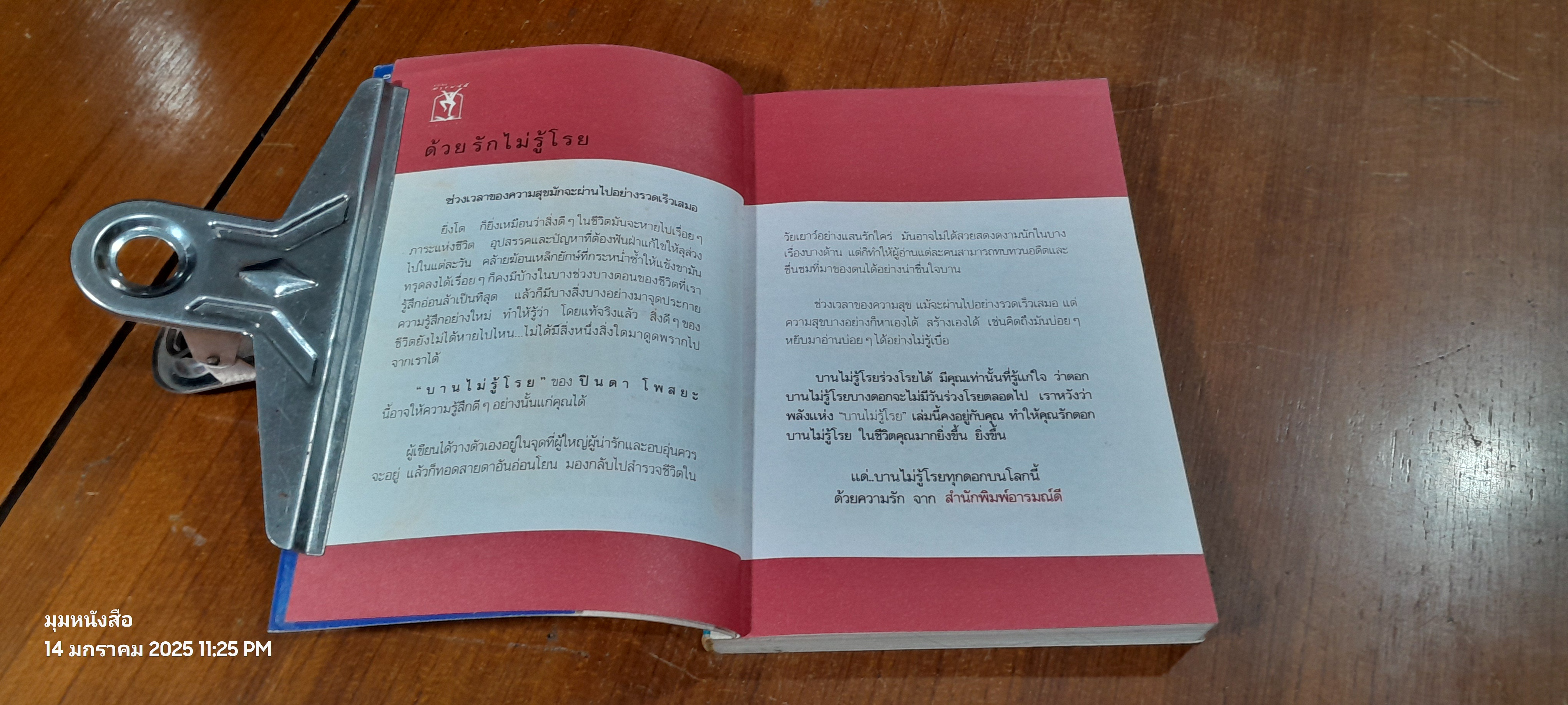 บายไม่รู้โรย / ปินดา โพสยะ