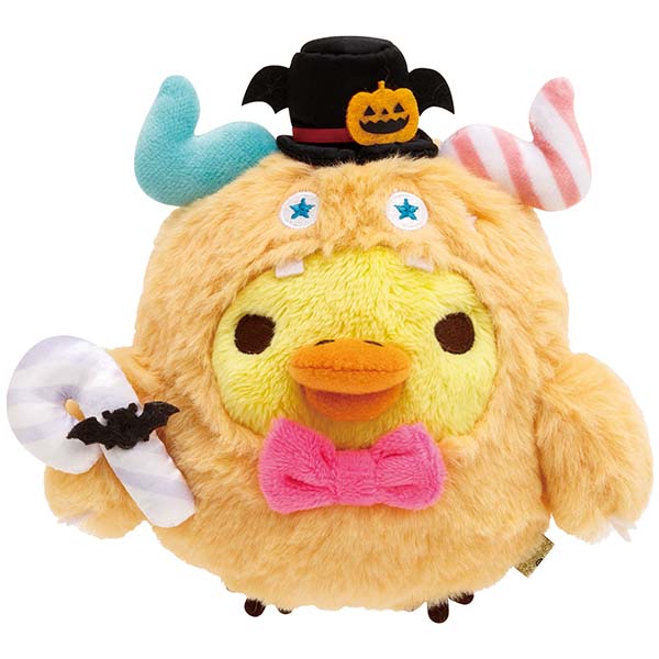 ตุ๊กตา Rilakkuma Monster Halloween 2022 แบบ Kiiroitori สีส้ม ขนาด 13 x 13 x 9 ซม.