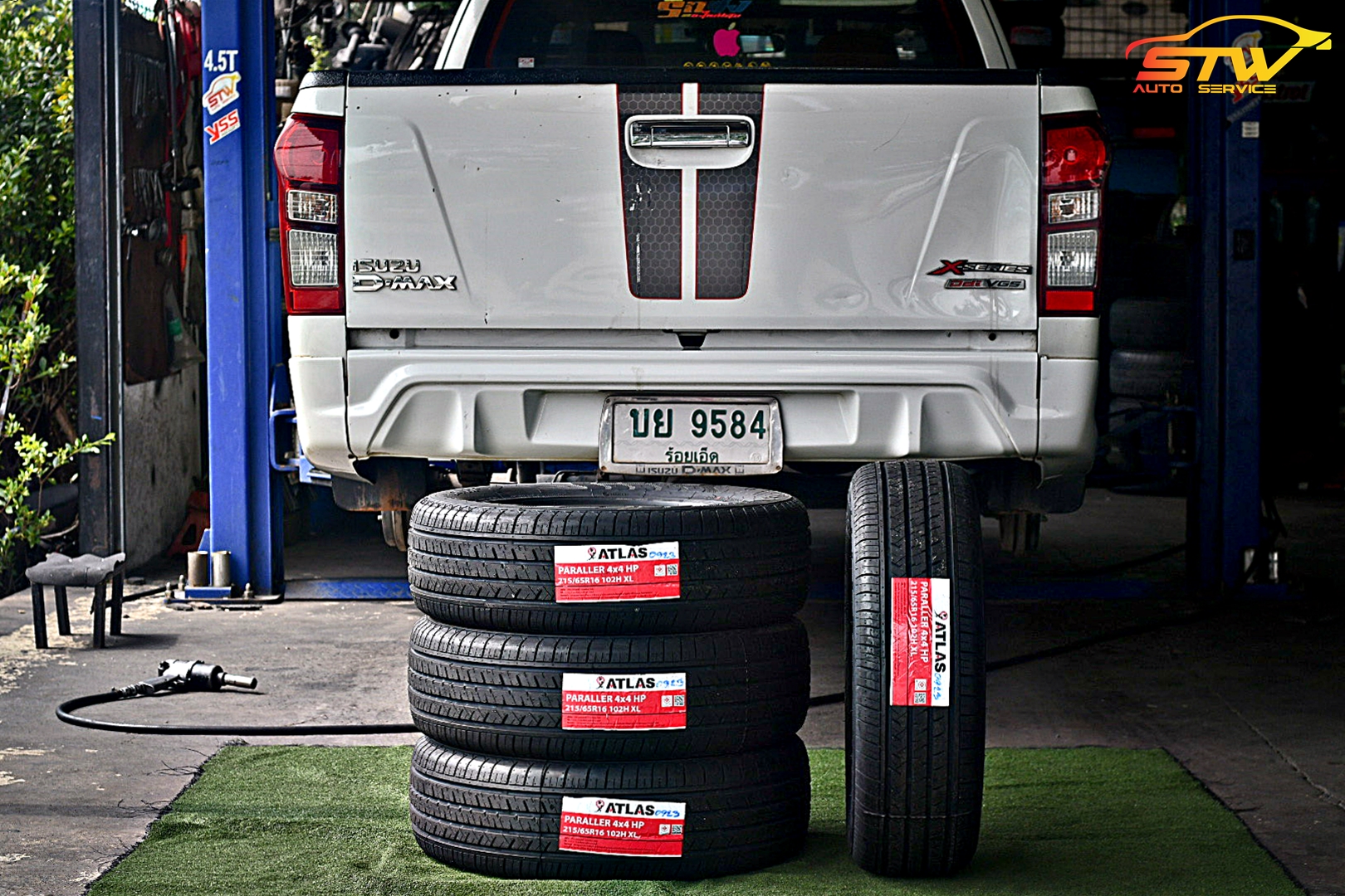 ยาง ATLAS 4X4 HP 215/65R16 102H ติดตั้งใส่ ISUZU D-Max