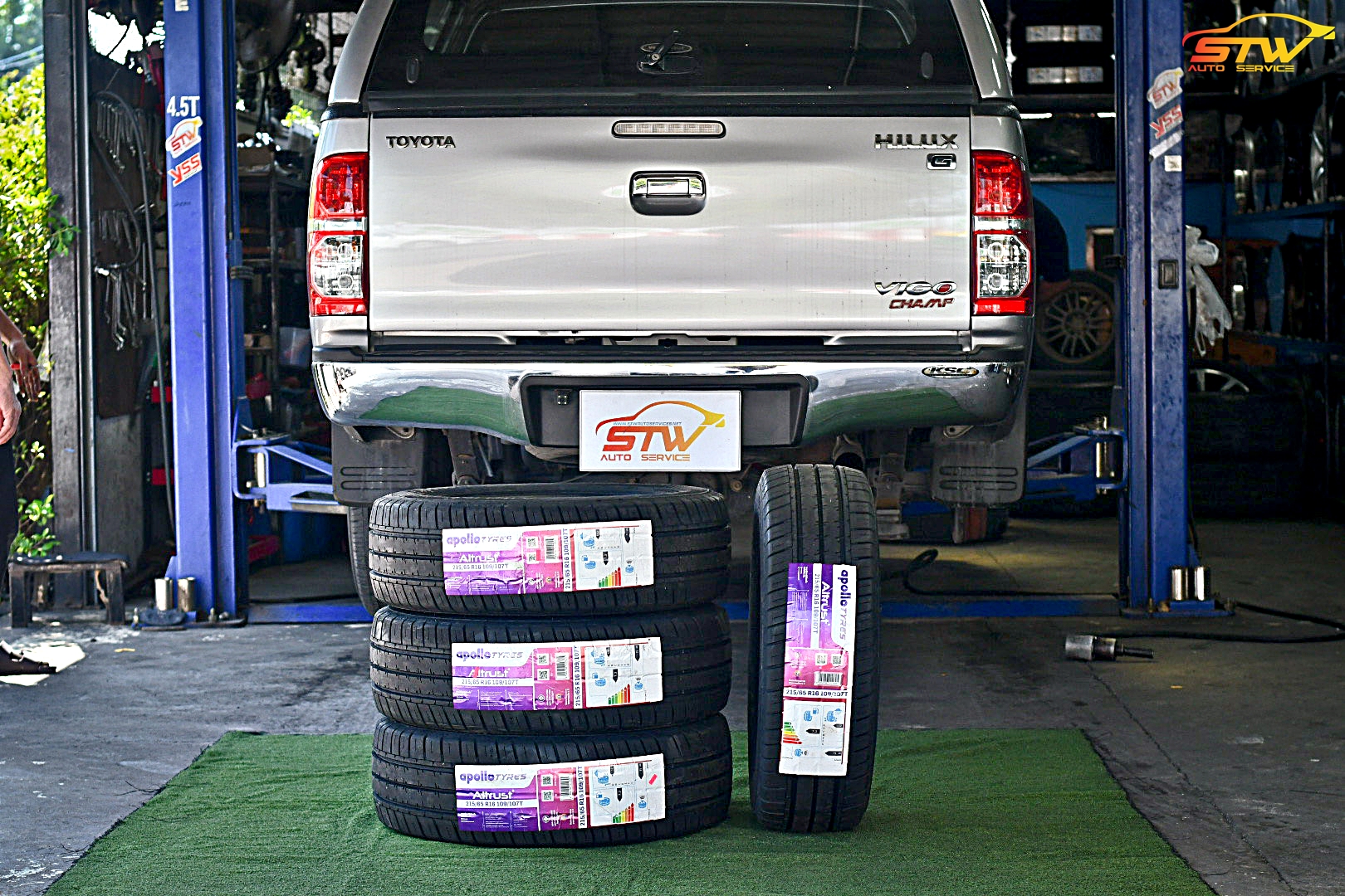 เปลี่ยนยาง TOYOTA VIGO APOLLO ALTRUST LT 215/65R16 109/107T