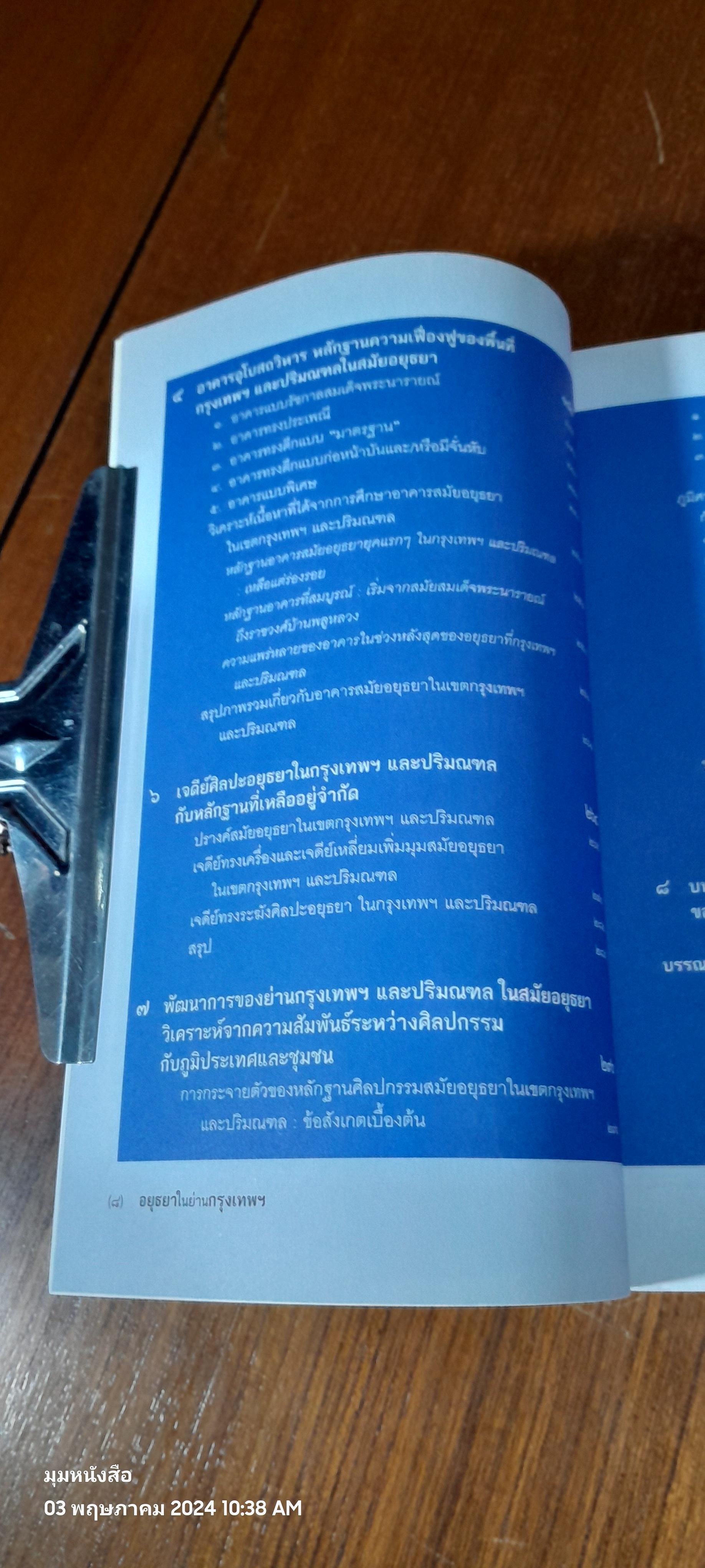 อยุธยาในย่านกรุงเทพฯ / ผศ.ดร.ประภัสสร์ ชูวิเชียร