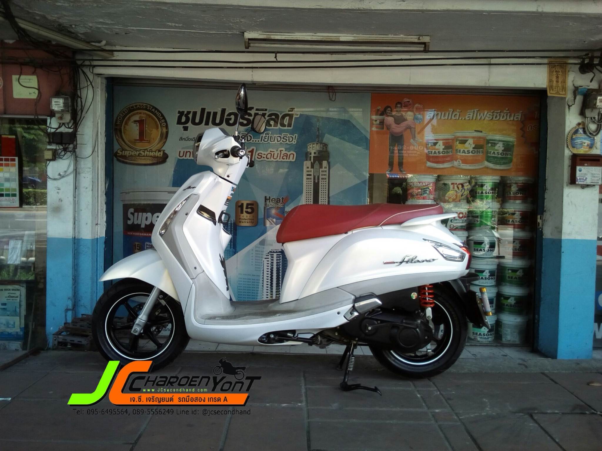 "ใครหารุ่นนี้อยู่ รีบมาจับจองกันได้เลย" Yamaha GRAND FILANO Classico ตัว2016แท้ รถบ้านมือเดียวสภาพเดิมสวย เครื่องดีโคตรเดิมห้องเครื่องใสปิ้ง ปล่อยมือสบาย