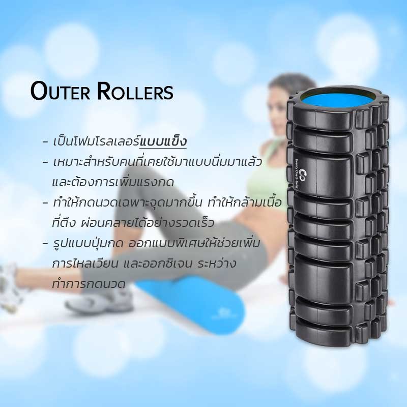 2-in-1 โฟมโรลเลอร์