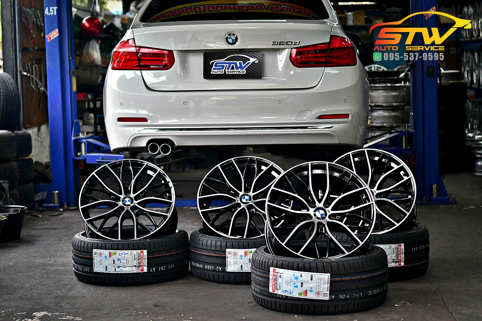 ล้อแม็กซ์ M Performance ขอบ19นิ้ว+KUMHO PS71 235/35R19 255/35R19