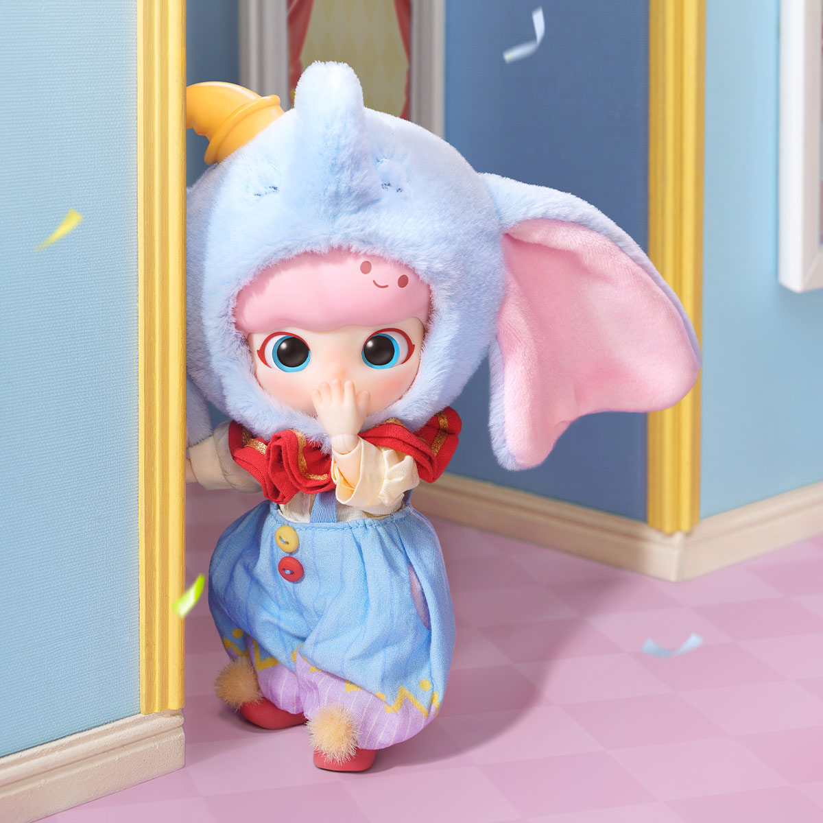 DIMOO × Dumbo Action Figure ความสูง 14 ซม. ของแท้จากช็อป POP MART Shanghai