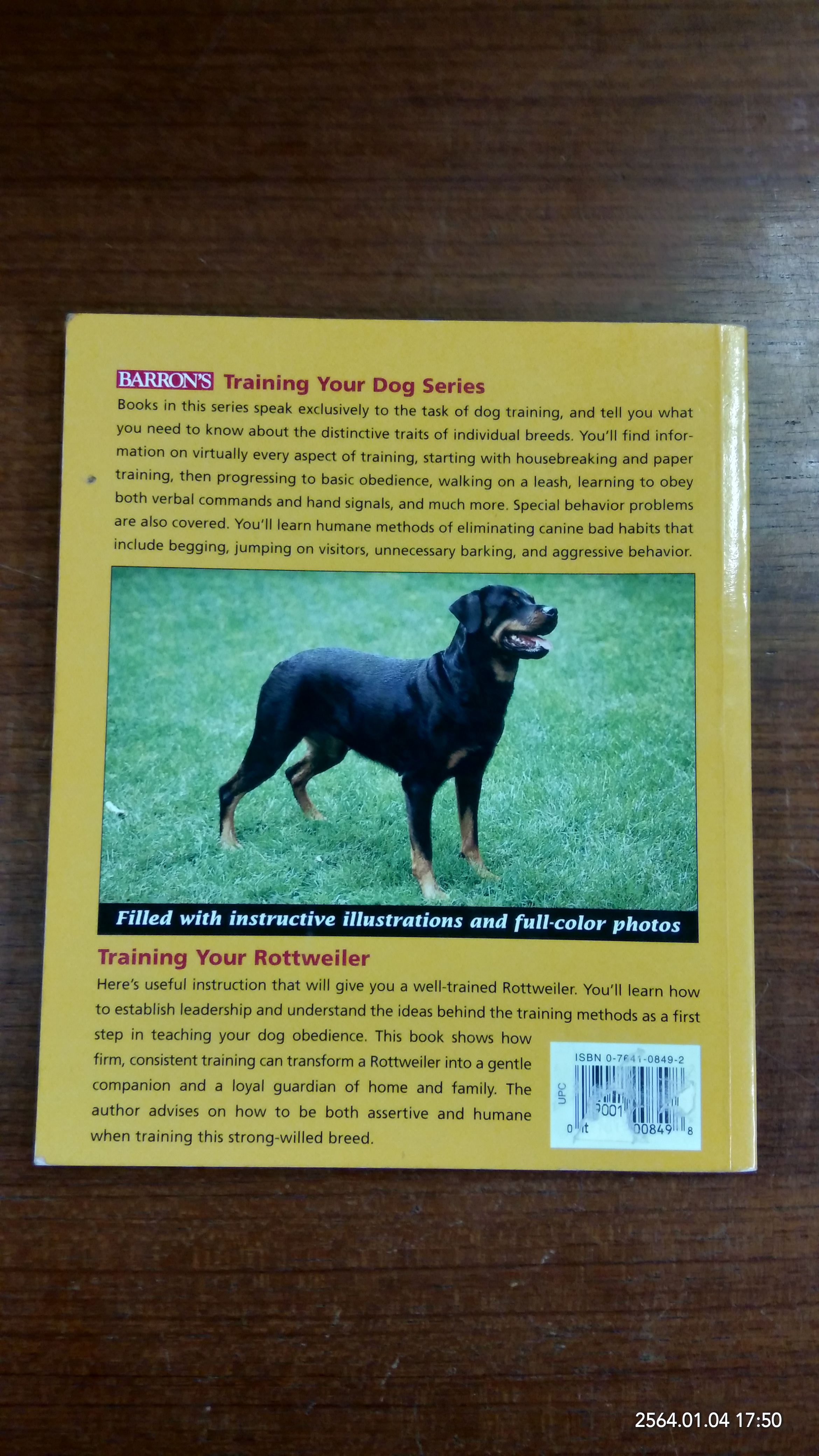 TRAINING YOUR Rottweiler