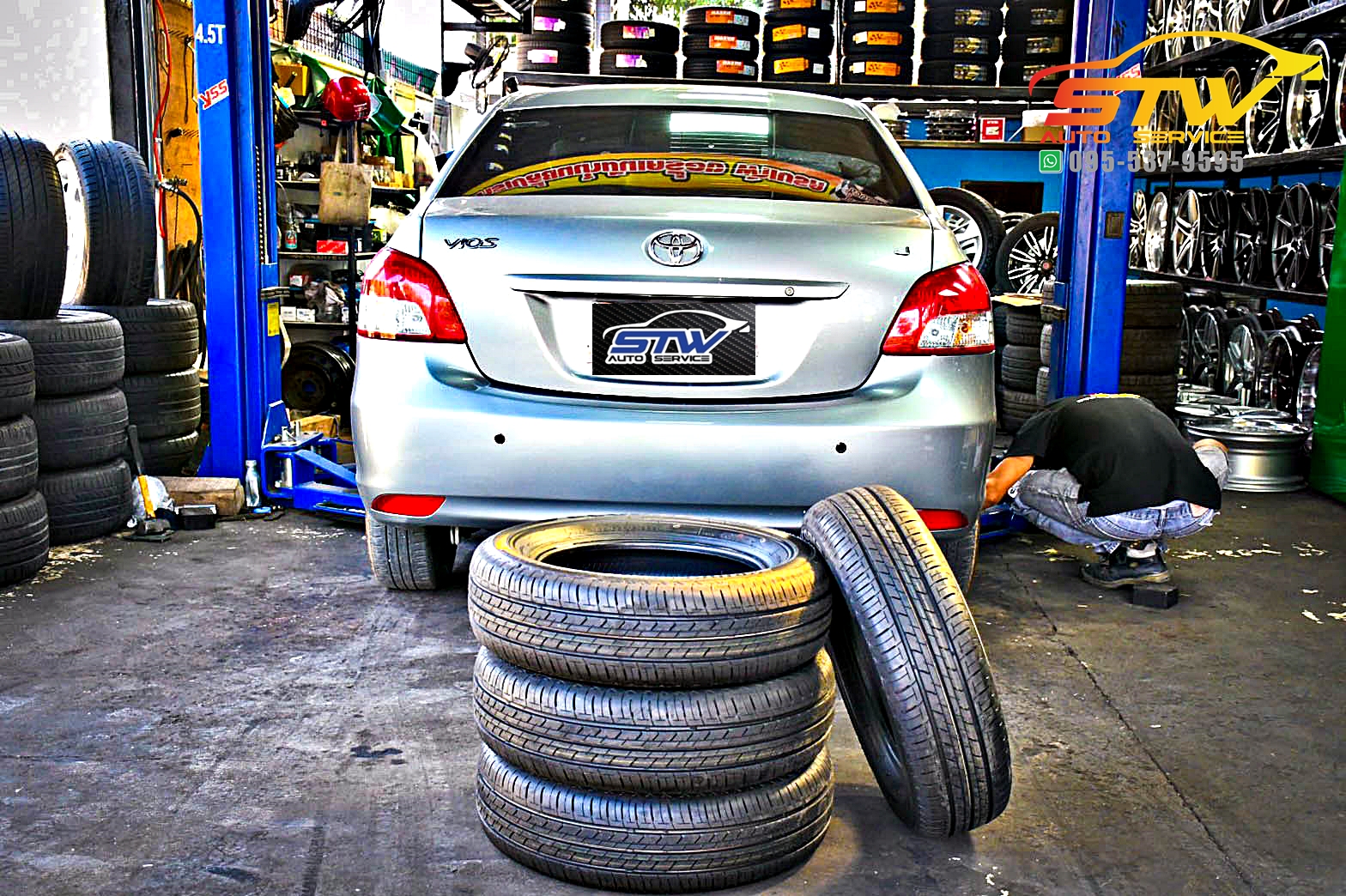 ยางป้ายแดง BRIDGESTONE ECOPIA EP150 ขนาดยาง 185/65R15 (ปี19)