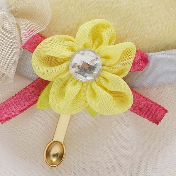 ตุ๊กตา Rilakkuma: Swan and Gold Flower แบบ Kiiroitori ขนาด 15.5 x 14 x 9.5 ซม.