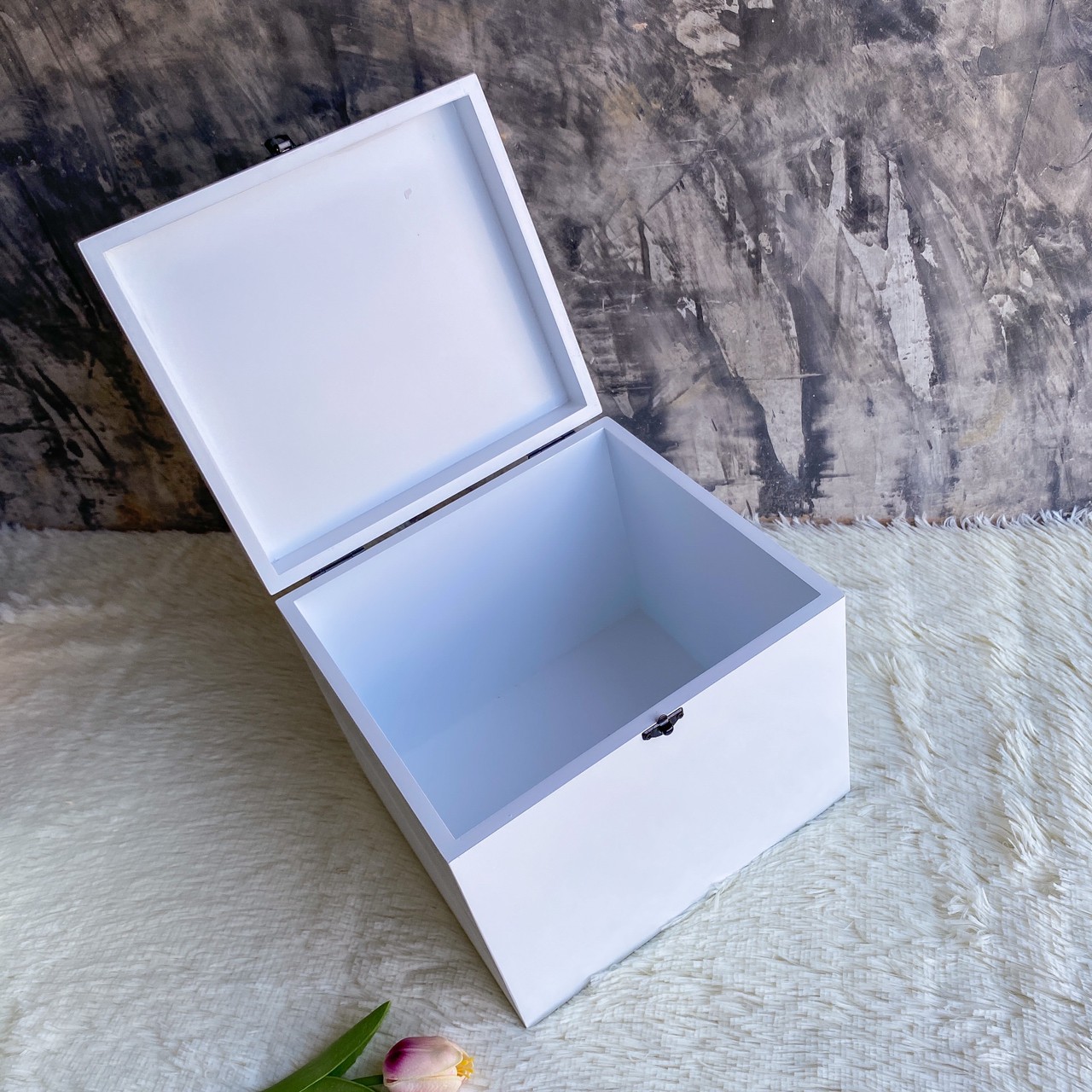 กล่องไม้สีขาว (MDF Wooden Box)