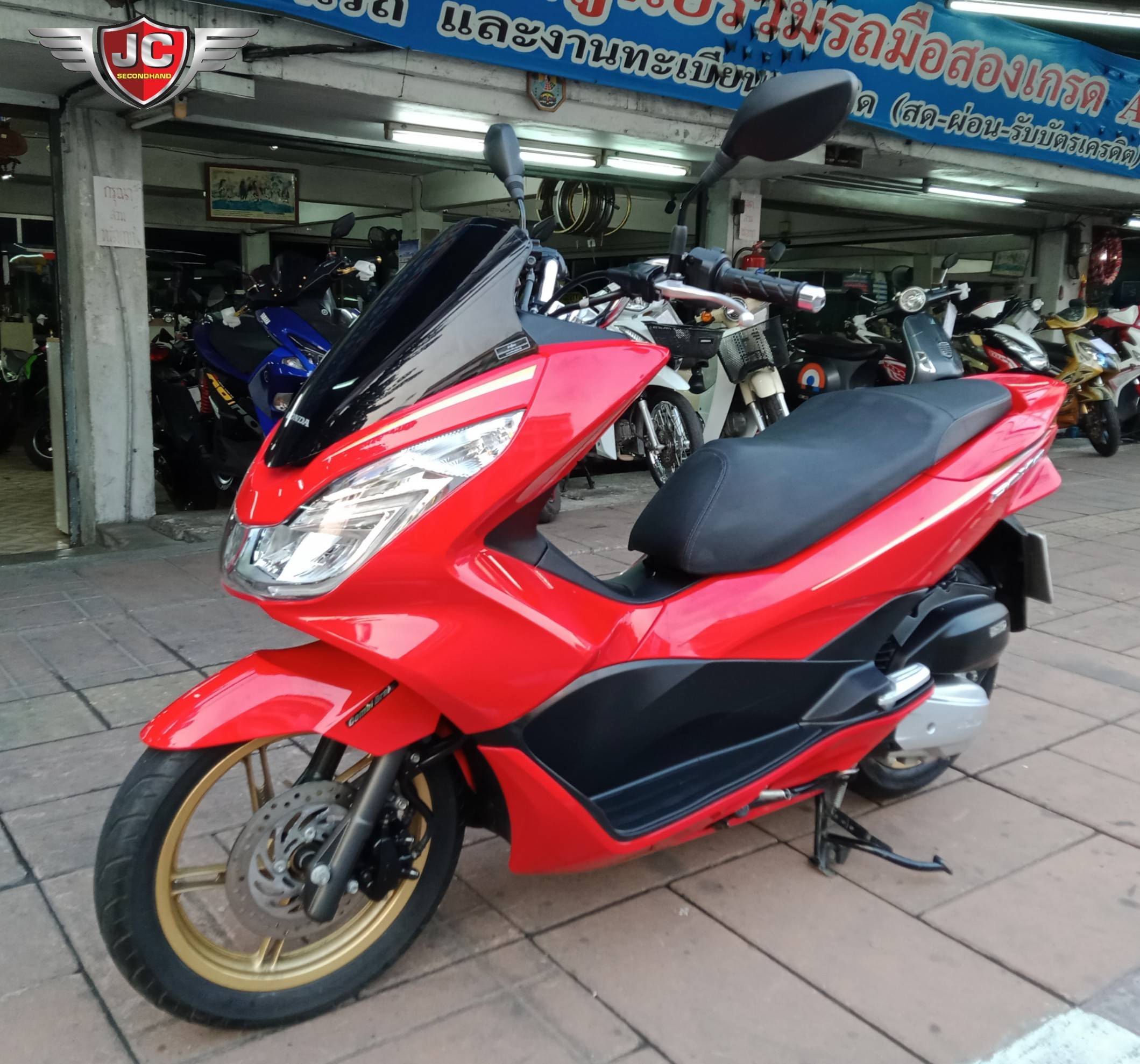 เข้าใหม่สวยเด็ดเจ็ดย่านน้ำ #HONDA #PCX150 LED จดทะเบียนปี 2017แท้