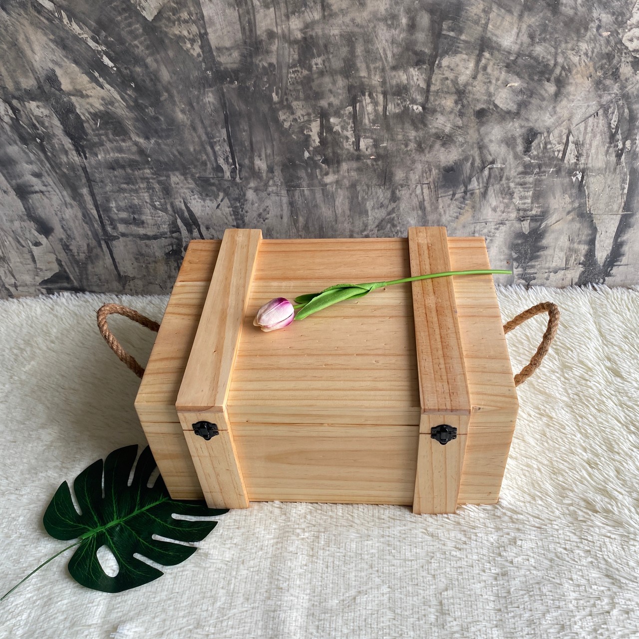 กล่องไม้สนใส่กาแฟ (Coffee Box)