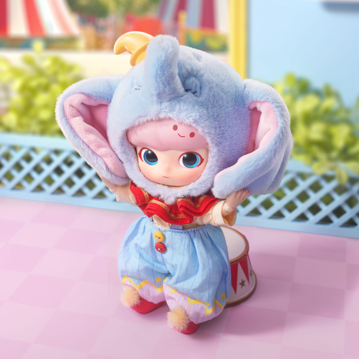DIMOO × Dumbo Action Figure ความสูง 14 ซม. ของแท้จากช็อป POP MART Shanghai