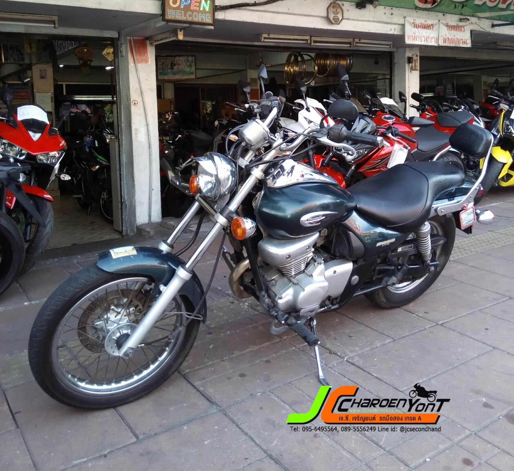 "ช๊อปเปอร์ 175cc. ราคาไม่ถึง 2 หมื่น" คันนี้เลย KAWASAKI BOSS175 จดทะเบียนปลายปี 45 รถบ้านขนานแท้เลยมองปร๊าดเดียวก็รู้