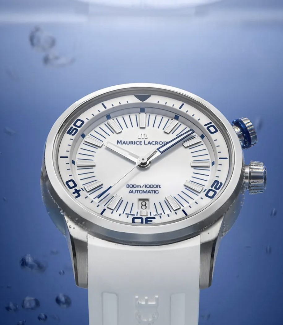 (ประกันศูนย์ไทย) MAURICE LACROIX PONTOS S Diver 42mm White Dial