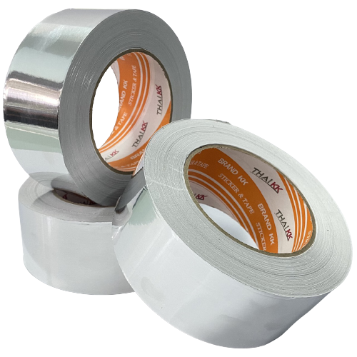 เทปอลูมิเนียมฟอยล์ หน้ากว้างขนาด 2นิ้ว 2.5นิ้ว 3นิ้ว ความยาว 45.7 เมตร 0 กก.