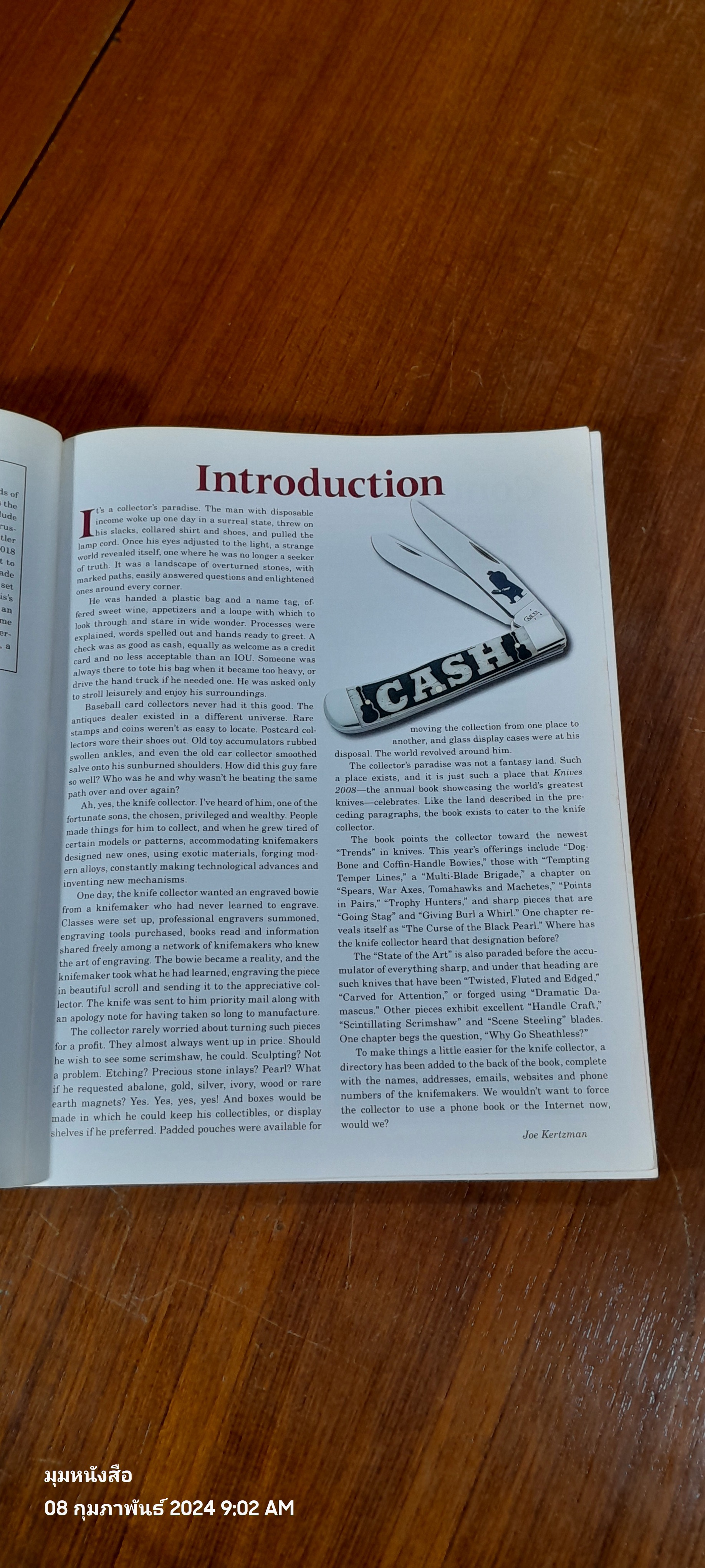 28 TH ANNUAL KNIVES 2008 / Joe Kertzman